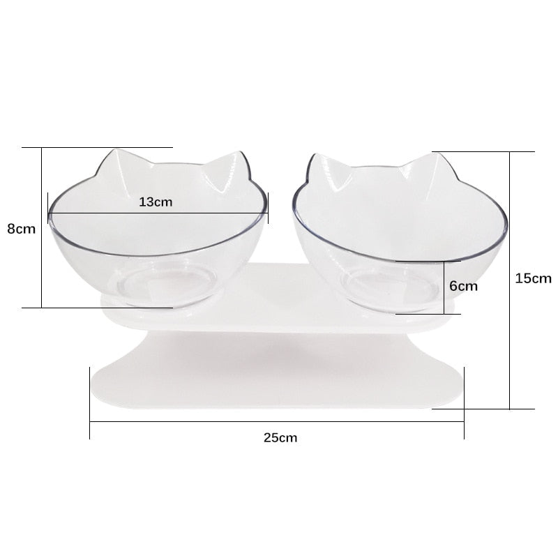 Cat Bowls Double Pet Bowls With Raised Stand