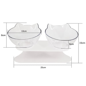 Cat Bowls Double Pet Bowls With Raised Stand