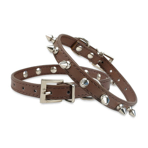 Cool Collar Cats Leather Spiked Studded  5 Colors