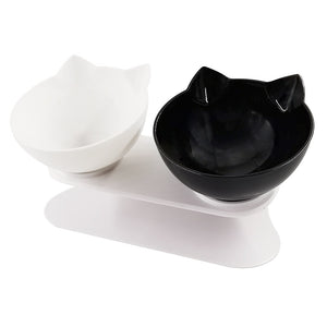 Cat Bowls Double Pet Bowls With Raised Stand