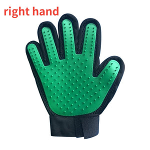 Cat grooming glove for cats