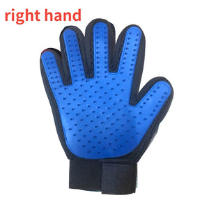 Cat grooming glove for cats