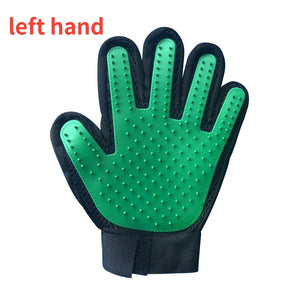 Cat grooming glove for cats