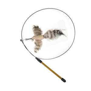 Bird interactive Cat Toy Funny Feather Bird with Bell Cat Stick